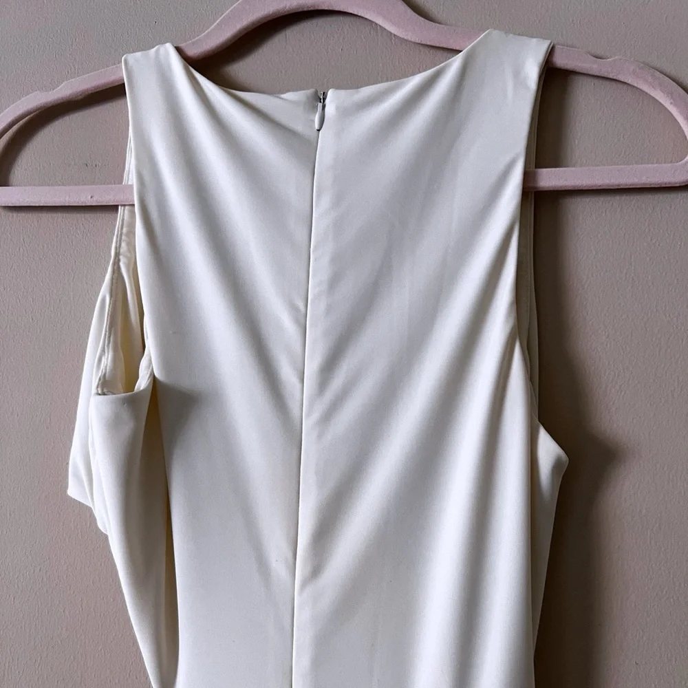 Revolve Super Down Amira Cut Out Dress in Ivory • XS - Picture 5 of 10